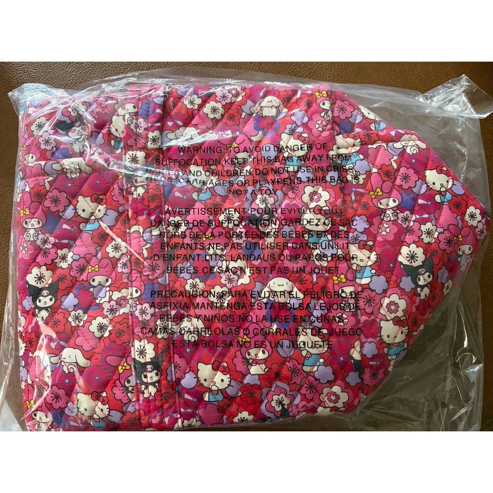 Vera Bradley Large Original Duffel Bag Hello Kitty Friends Floral Melody Kuromi